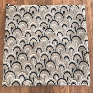 Modern Embroidered Pillow Cover